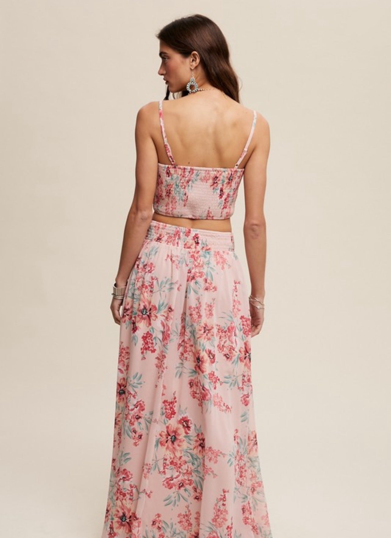 Cassie Floral Top and Skirt Set