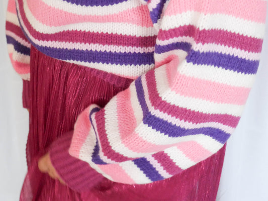 Penny Pink Multi Color Sweater